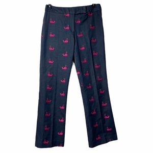 Lilly Pulitzer Whale Embroidered pants Size 2
